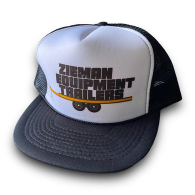 Vintage 1990s Zieman Equipment Trailers Mesh Trucker Snapback Hat