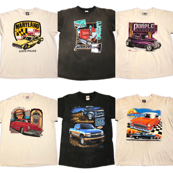 Vintage 80s/90s American Muscle Classic Car Tees 🏁💨