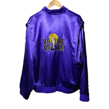 Load image into Gallery viewer, Vintage 90s 1990s New York New York Las Vegas Satin Embroidered Jacket
