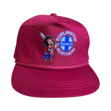 Load image into Gallery viewer, Vintage 90s 1990s Sante Fe Burlington Northern Chico Snapback Hat