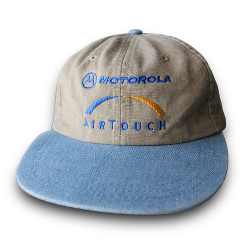 Vintage 1990s Motorola AirTouch Communications Strapback Dad Hat