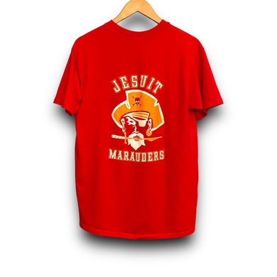 Vintage 1990s Jesuit Marauders 6th Man Football Single Stitch Tee Shirt