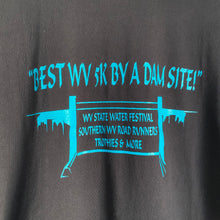 Load image into Gallery viewer, Vintage 2004 Y2K The Dam Race WV State Water Festival 5K Hinton West Virginia Tee Shirt