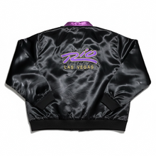 Load image into Gallery viewer, Reversible Vintage 1990s 90s Rio Las Vegas Hotel Casino Satin Zip Up Jacket