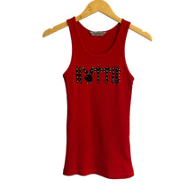 Load image into Gallery viewer, Womens Vintage Playboy Bunny Hottie Bedazzled Tank Top