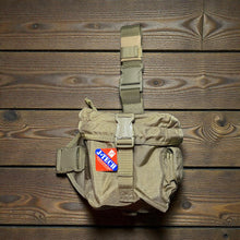Load image into Gallery viewer, Brand New J Tech Tactical Drop Leg NVG Night Vision Goggle Dump Pouch (FDE)