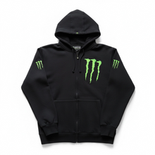 Load image into Gallery viewer, Monster Energy Embroidered Zip Up Hoodie Hooded Sweatshirt