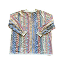 Load image into Gallery viewer, Vintage 90s 1990s Women’s Geometric Pattern Long Sleeve Tee Shirt