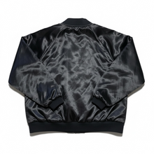 Load image into Gallery viewer, Vintage 90s 1990s American Trucker Magazine Satin Bomber Jacket