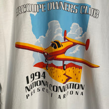 Load image into Gallery viewer, Vintage 1994 90s Ercoupe Owners Club Prescott Arizona Airplane Tee Shirt