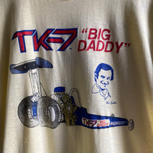 Load image into Gallery viewer, Vintage 80s 1980s Don Garlit Big Daddy TK-7 Drag Racing Motorsports Tee Shirt