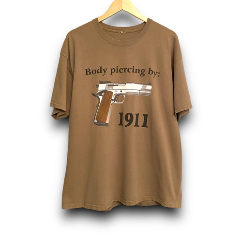 Vintage Body Piercing by 1911 Gun Tee Shirt