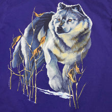 Load image into Gallery viewer, Vintage 1993 Wolf Snow Nature Single Stitch Tee Shirt