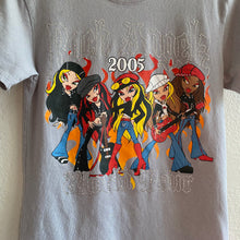 Load image into Gallery viewer, Vintage 2005 Y2K Bratz Rock Angelz World Tour Rhinestone Tee Shirt