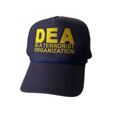 Load image into Gallery viewer, Vintage DEA is a Terrorist Organization Snapback Hat