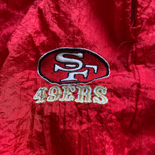 Load image into Gallery viewer, Vintage 90s 1990s San Francisco 49ers NFL Football Swoosh Jogger Warm Up Pants