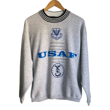 Load image into Gallery viewer, Vintage 90s 1990s USAF United States Air Force Military Crewneck Sweatshirt