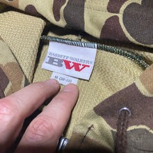 Load image into Gallery viewer, Vintage 90s 1990s Bassett Walker Rocking E Ranch Duck Camo Camouflage Zip Up Hoodie Hooded Sweatshirt
