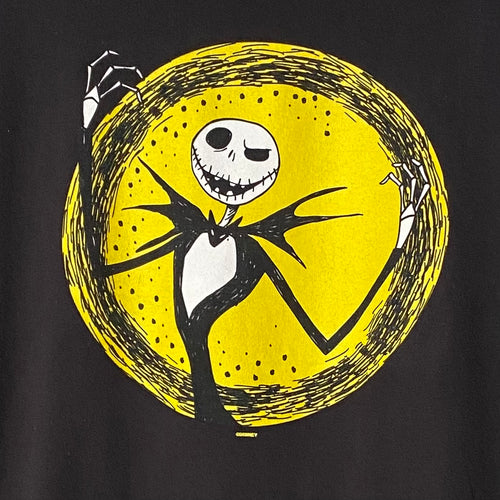 Vintage Y2K Disney Jack Skellington Nightmare Before Christmas Cartoon Tee Shirt