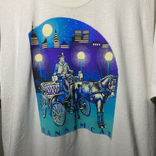 Load image into Gallery viewer, Vintage 90s 1990s Hansom Cab Horse Drawn Carriage Single Stitch Tee Shirt