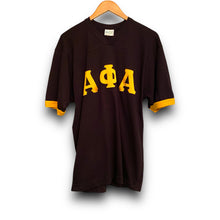 Load image into Gallery viewer, Vintage 1980s Alpha Phi Alpha College Fraternity Black History Tee Shirt