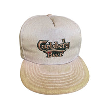 Load image into Gallery viewer, Vintage 90s 1990s Overdyed Carlsberg Beer Snapback Hat