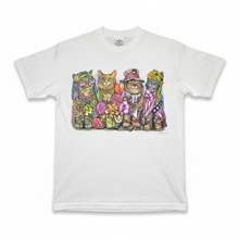 Load image into Gallery viewer, Vintage 90s 1990s Prints of Tails Hippie Cat Kitten Kitty Tee Shirt