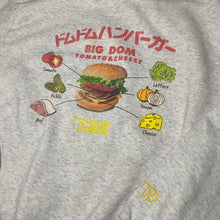 Load image into Gallery viewer, Niko x Dom Dom Burger Big Dom Tomato &amp; Cheese Hamburger Crewneck Sweatshirt