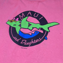 Load image into Gallery viewer, Vintage 90s 1990s Maui and Daughters Parody Happy Shirts Hawaii Tee Shirt