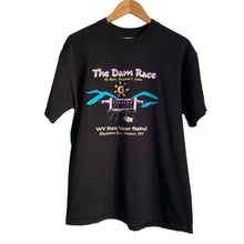 Load image into Gallery viewer, Vintage 2004 Y2K The Dam Race WV State Water Festival 5K Hinton West Virginia Tee Shirt