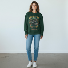 Load image into Gallery viewer, Vintage 1990s American Outdoorsman California Crewneck Mallard Duck Hunting Fishing Sweatshirt