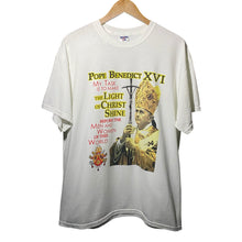 Load image into Gallery viewer, Vintage Y2K 2000s Pope Benedict XVI Religious Tee Shirt