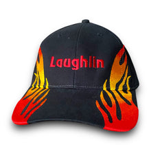 Load image into Gallery viewer, Vintage 90s/Y2K Laughlin Nevada Flame Strapback Dad Hat