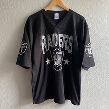 Load image into Gallery viewer, Vintage 90s 1990s Oakland Raiders NFL Football 3/4 Sleeve Tee Shirt