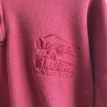 Load image into Gallery viewer, Vintage 90s 1990s House of Blues Sunset Strip 1/4 Zip Sweatshirt