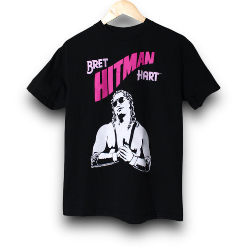 Vintage 2002 Bret The Hitman Hart WWE Wrestling Wrestlemania Tee Shirt