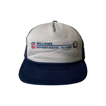 Load image into Gallery viewer, Vintage 80s 1980s Williams Detroit Diesel Allison Transmission Mesh Trucker Snapback Hat