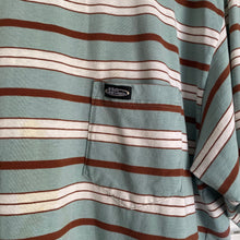 Load image into Gallery viewer, Vintage 90s 1990s No Fear Striped Pocket Tee Shirt