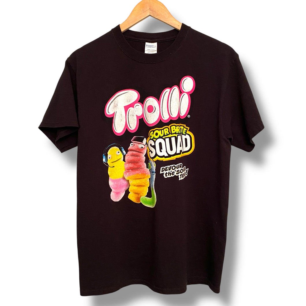 Vintage 2000s Y2K Trolli Sour Brite Squad Gummy Candy Promo Tee Shirt