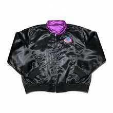 Load image into Gallery viewer, Reversible Vintage 1990s 90s Rio Las Vegas Hotel Casino Satin Zip Up Jacket