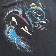 Load image into Gallery viewer, Vintage 90s 1990s Wildlife Species Universal Galaxy Single Stitch Tee Shirt