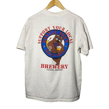 Load image into Gallery viewer, Vintage 90s 1990s Gentle Ben’s Brewing Co. Real Beer Here Bear Tucson Arizona Tee Shirt