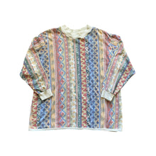 Load image into Gallery viewer, Vintage 90s 1990s Women’s Geometric Pattern Long Sleeve Tee Shirt