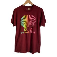 Load image into Gallery viewer, Vintage 80s 1980s Florida Sea Shell Puff Print Tee Shirt