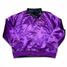 Load image into Gallery viewer, Reversible Vintage 1990s 90s Rio Las Vegas Hotel Casino Satin Zip Up Jacket