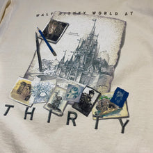 Load image into Gallery viewer, Vintage 2001 2000s Y2K Walt Disney World at Thirty Theme Park Anniversary Tee Shirt