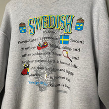Load image into Gallery viewer, Vintage 90s 1990s Swedish Sweden Crewneck Sweatshirt
