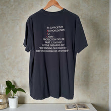 Load image into Gallery viewer, Vintage Y2K ATC Sheepdog Authorization To Carry Gun Act Cartoon Dog Tee