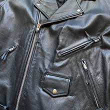Load image into Gallery viewer, Vintage Excelled Genuine Leather Biker Jacket
