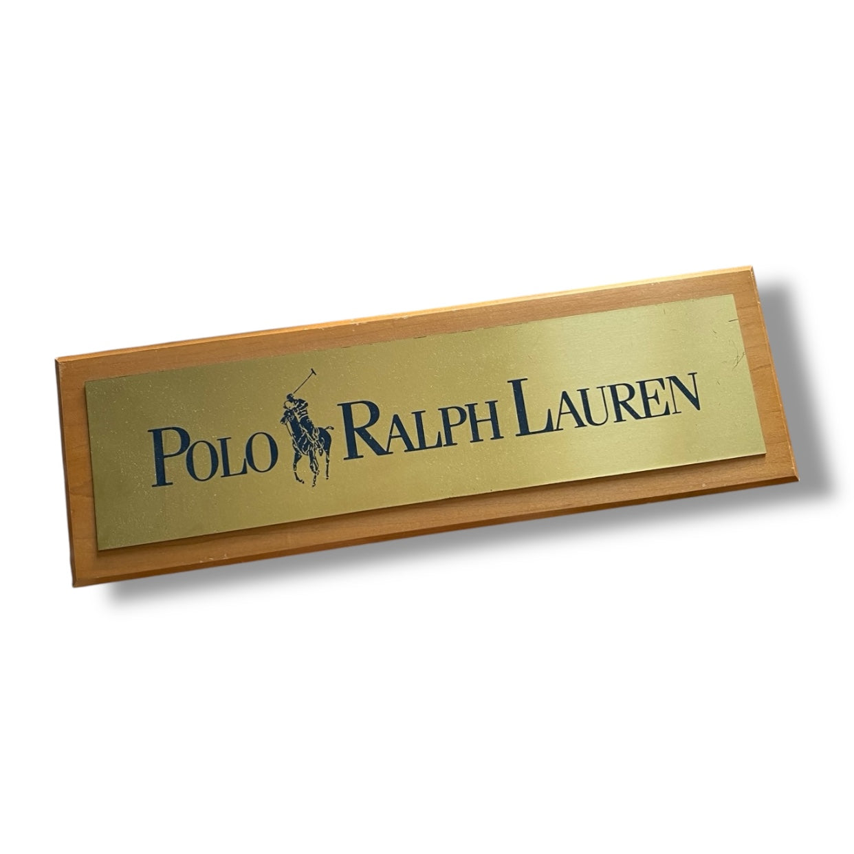 ポロ ラルフローレン ブランド アクリル サイン ディスプレイ Original Vintage Polo Ralph Lauren Retail Store Display Sign